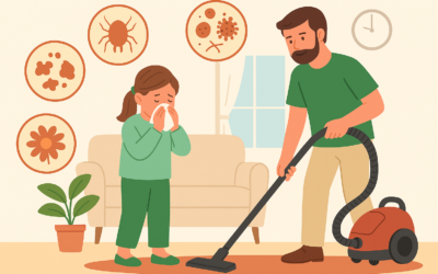 Allergeni indoor: come proteggere i bambini a casa