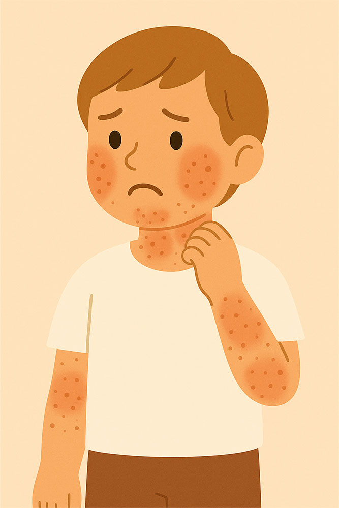Dermatite atopica nei bambini