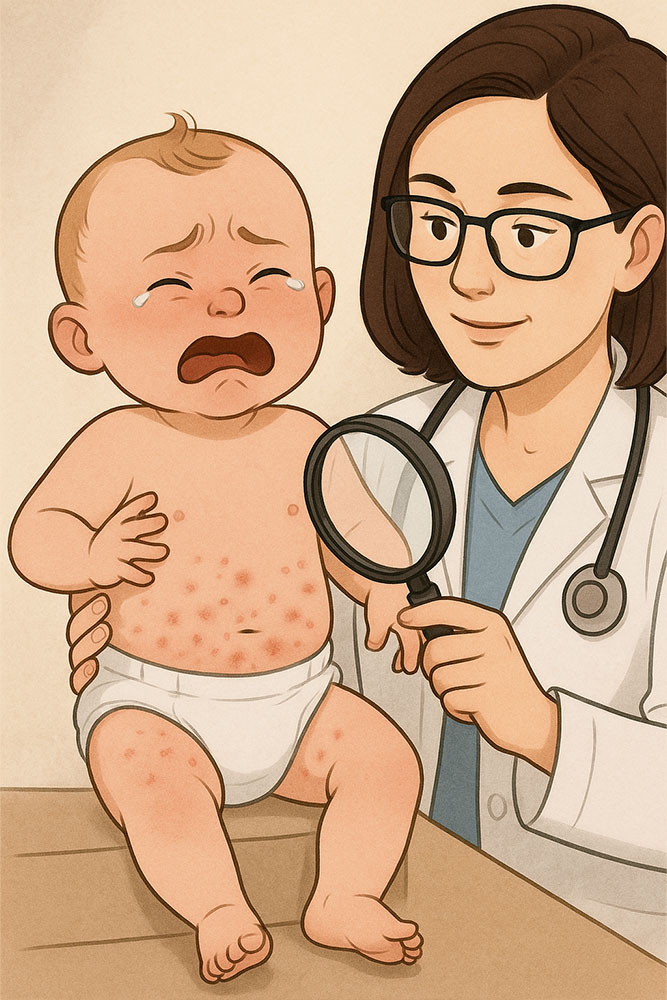 Dermatite da pannolino nei bambini