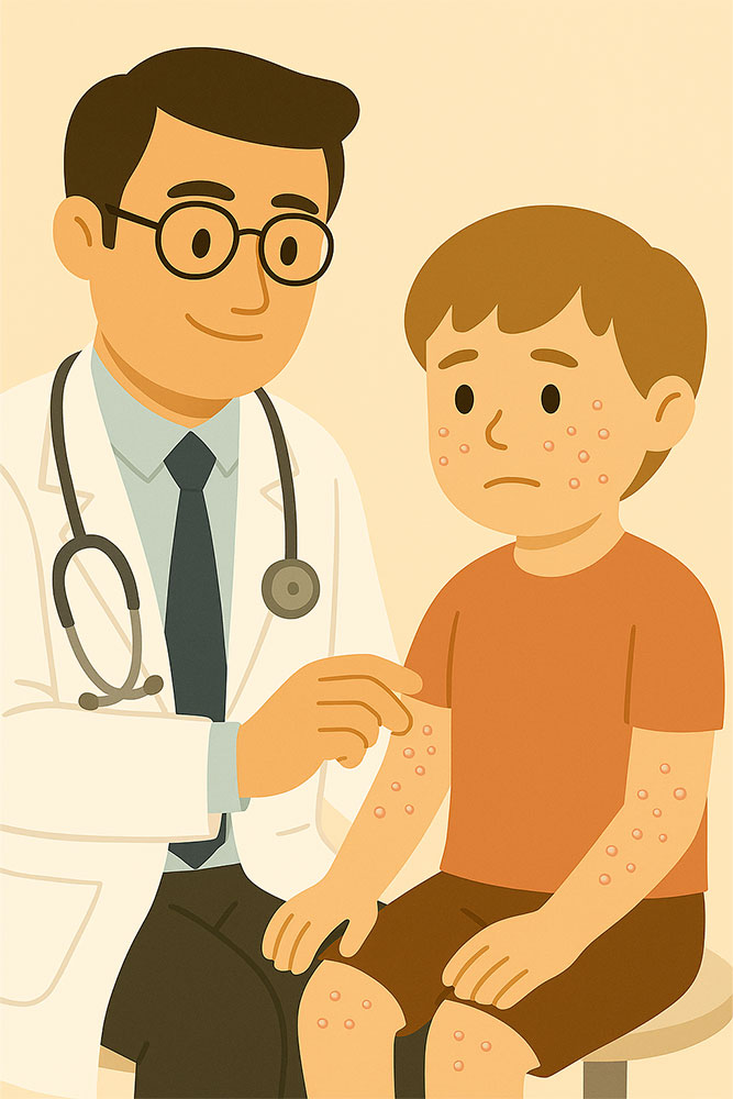 Dermatologia-Molluschi-contagiosi-nei-bambini Sindrome dell’ovaio policistico