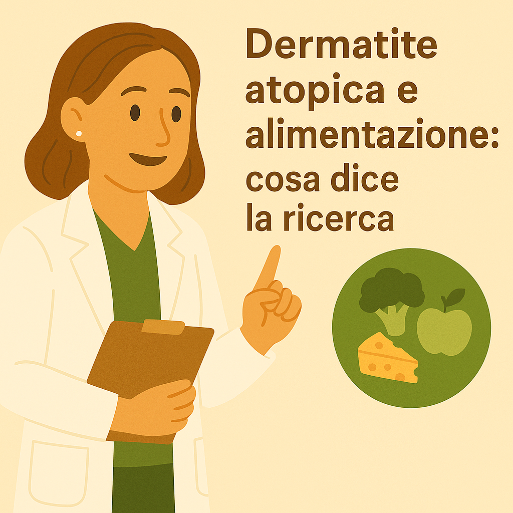 Dermatite atopica e alimentazione: cosa dice la ricerca