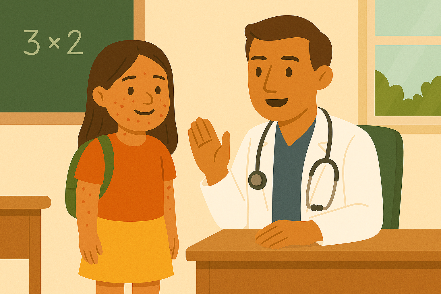 mollusco contagioso scuola