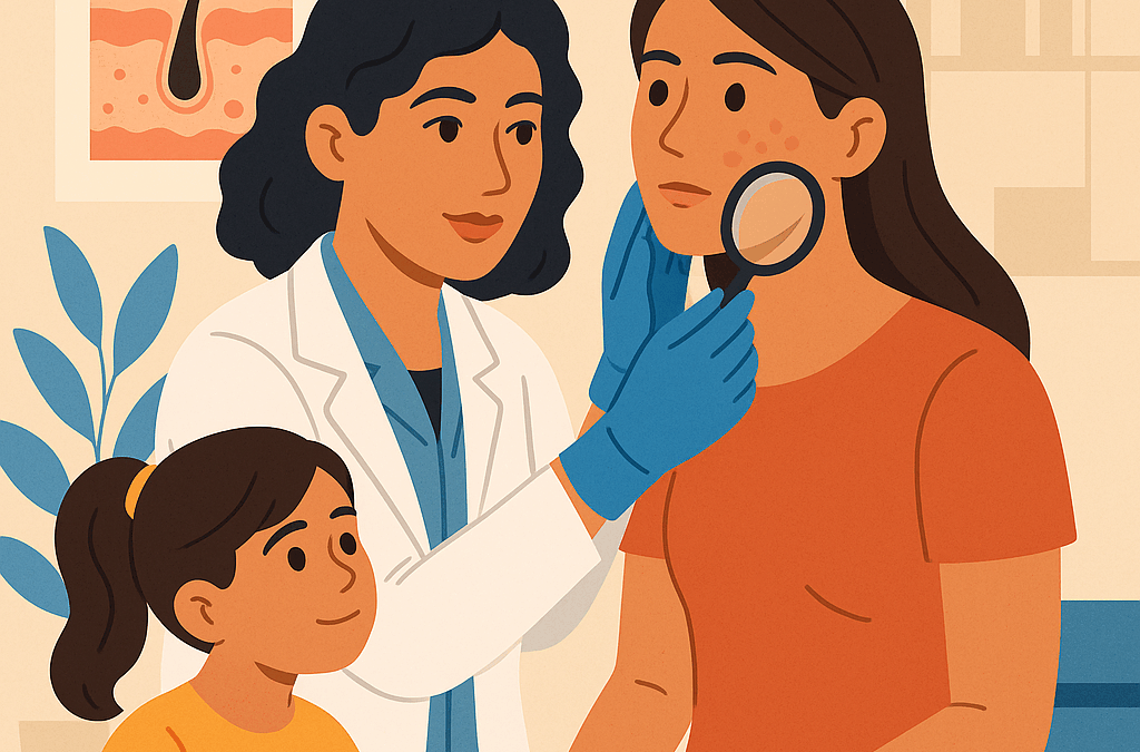 Visita dermatologica nei bambini: quando è necessaria, come si svolge e perché è importante un approccio evolutivo