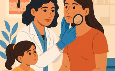 Visita dermatologica nei bambini: quando è necessaria, come si svolge e perché è importante un approccio evolutivo