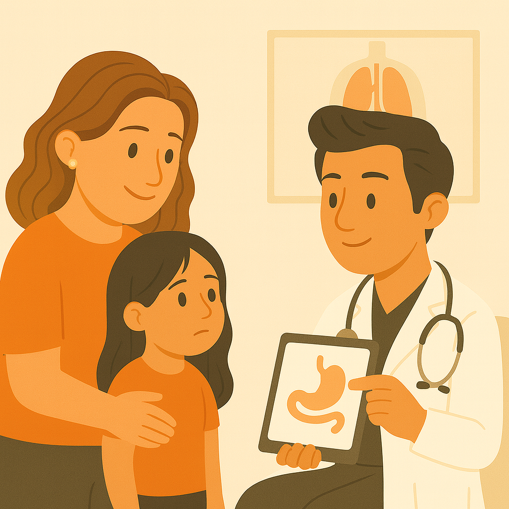 Visita gastroenterologica nei bambini