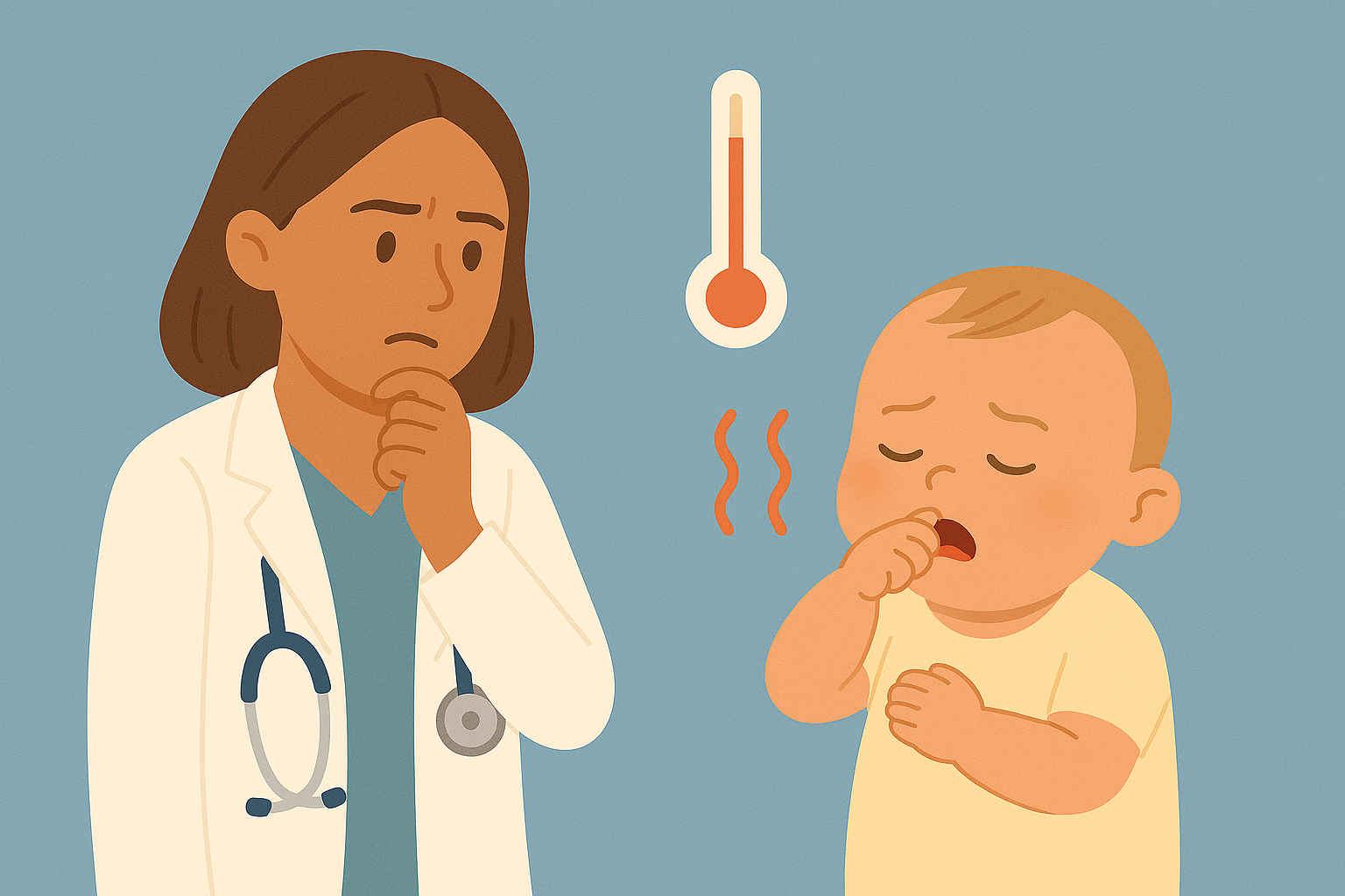 Febbre nei neonati: cosa fare sotto i 3 mesi