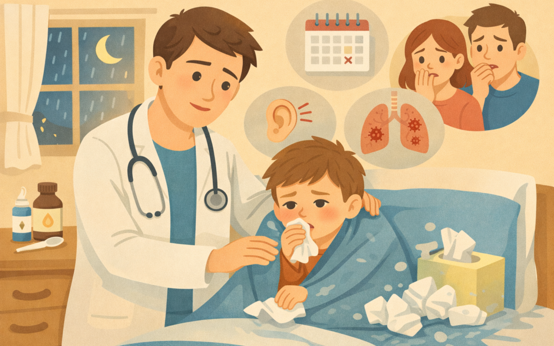 Raffreddore nei bambini: quando diventa un problema?